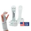 Gibson Athletic Double Buckle Just Right Uneven Bar Grips, Gymnastics, Girls, White, X-Small view 1