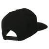 Aces Embroidered Flat Bill Cap - Black OSFM view 4