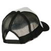 e4Hats.com Mid States Texas Embroidered Foam Mesh Back Cap - Black White OSFM view 4