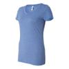 Bella womens Triblend Short-Sleeve T-Shirt(B8413)-BLUE TRIBLEND-2XL view 2
