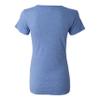 Bella womens Triblend Short-Sleeve T-Shirt(B8413)-BLUE TRIBLEND-2XL view 3