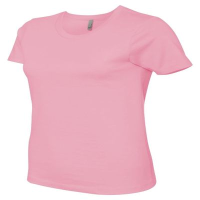 Next Level Signature Style Jersey T-Shirt, light pink, Medium (Pack of 5)