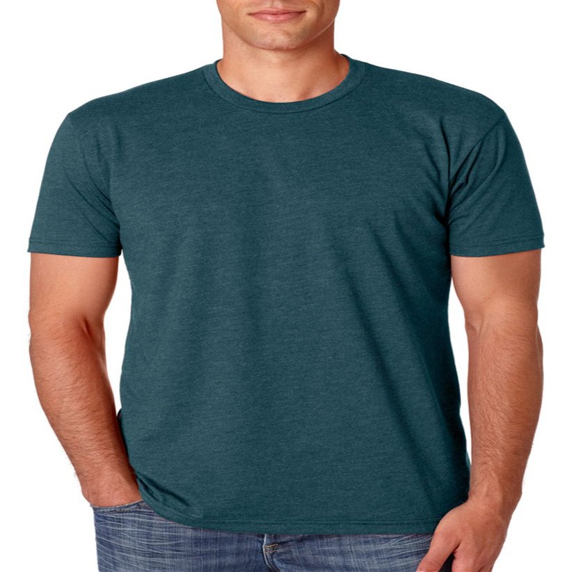 Next Level Men's CVC Jersey T-Shirt, Indigo, X-Large (Pack of 5)