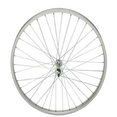 Lowrider 24" x 1 3/8" Alloy/Steel Front Wheel 14G Chrome. Bicycle Wheel, Bike Wheel, Bike Wheel, Bicycle Wheel, Chopper, Beach cuiser, Bike Part, Bicycle Part