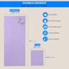 Shandali Gosweat Hot Yoga Towel, Color Violet, Size 26.5 x 72 view 2