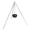 Petromax Outdoor Cooking Tripod with Variable Length Chain for Hanging Barbeque Grates or Dutch Ovens, Steel Camping Cook Stand with Adjustable Legs view 3