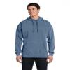 Chouinard Adult Blended Ring-Spun Hooded Sweatshirt, Blue Jean, 3XL view 1