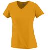 Augusta Sportswear Women's Wicking Tee Shirt, Gold, XX-Large view 1