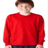 Jerzees Youth 5.6 oz., 50/50 Heavyweight Blend Long-Sleeve T-Shirt (29BL)- TRUE RED,XL view 1