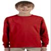 Jerzees Youth 5.6 oz., 50/50 Heavyweight Blend Long-Sleeve T-Shirt (29BL)- TRUE RED,XL view 2