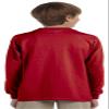 Jerzees Youth 5.6 oz., 50/50 Heavyweight Blend Long-Sleeve T-Shirt (29BL)- TRUE RED,XL view 3