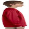 Jerzees Youth 5.6 oz., 50/50 Heavyweight Blend Long-Sleeve T-Shirt (29BL)- TRUE RED,XL view 4