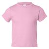 Rabbit Skins Toddler Short Sleeve T-Shirt, 2T, Pink view 1