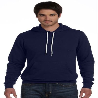 Bella Canvas Poly-Cotton Fleece Pullover Hoodie (3719) Navy, S