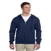 Jerzees Nublend Adult Full-Zip Hooded Sweatshirt (Forest Green) (XL) view 1
