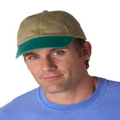 Adams Optimum Pigment Dyed-Cap OS KHAKI/ BLACK