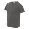 RABBIT SKINS Toddler Fine Jersey T-Shirt (Charcoal) (3T) view 3
