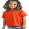 Rabbit Skins Toddler Short Sleeve T-Shirt, 7, Orange view 1