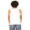 Bella + Canvas Youth Jersey Tank Top-M (White) view 2