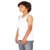 Bella + Canvas Youth Jersey Tank Top-M (White) view 3