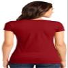 District Juniors Very Important Tee V-Neck Shirt-S (True Pink) view 2