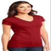 District Juniors Very Important Tee V-Neck Shirt-S (True Pink) view 4