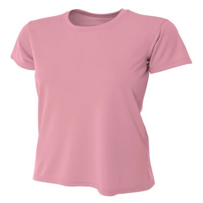 A4 Womens Cooling Performance Crew, Large, Pink