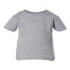 Rabbit Skins Infants' 5.5 oz. Short-Sleeve Jersey T-Shirt (3401)- HEATHER,24MOS view 1