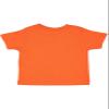 RABBIT SKINS Infant 100% Cotton Jersey Short Sleeve Tee, Orange, 6 Months view 3
