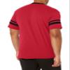 Augusta Sportswear Sleeve Stripe Jersey, Small, Red/Black view 2
