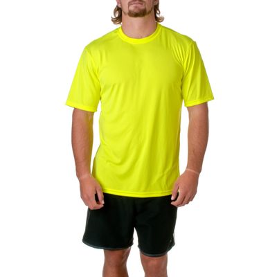 A4 Men's Cooling Performance Crew Safety Yellow
