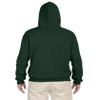 Jerzees mens 8 oz. 50/50 NuBlend Fleece Pullover Hood(996)-FOREST GREEN-XL view 2