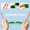 RIVBOS Kids Sunglasses Boys with Strap Polarized Rubber Flexible Shades for Toddler and Children Age 3-10 RBK003-1 Green view 3