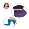 Body Wrappers Ripstop Pants for Dance, Hiking, Workouts and More - Lightweight 100% Nylon Construction with Elastic Waist and Ankle - Unisex Warm Up Pants for Men and Women - Style 701 (Plum, Large) view 3