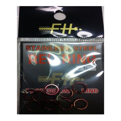 Field Hunter Stainless Steel Split Ring Red #6