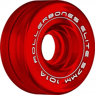 Rollerbones Art Elite 57mm 101A Red Roller Skate Competition Wheels 8 pk
