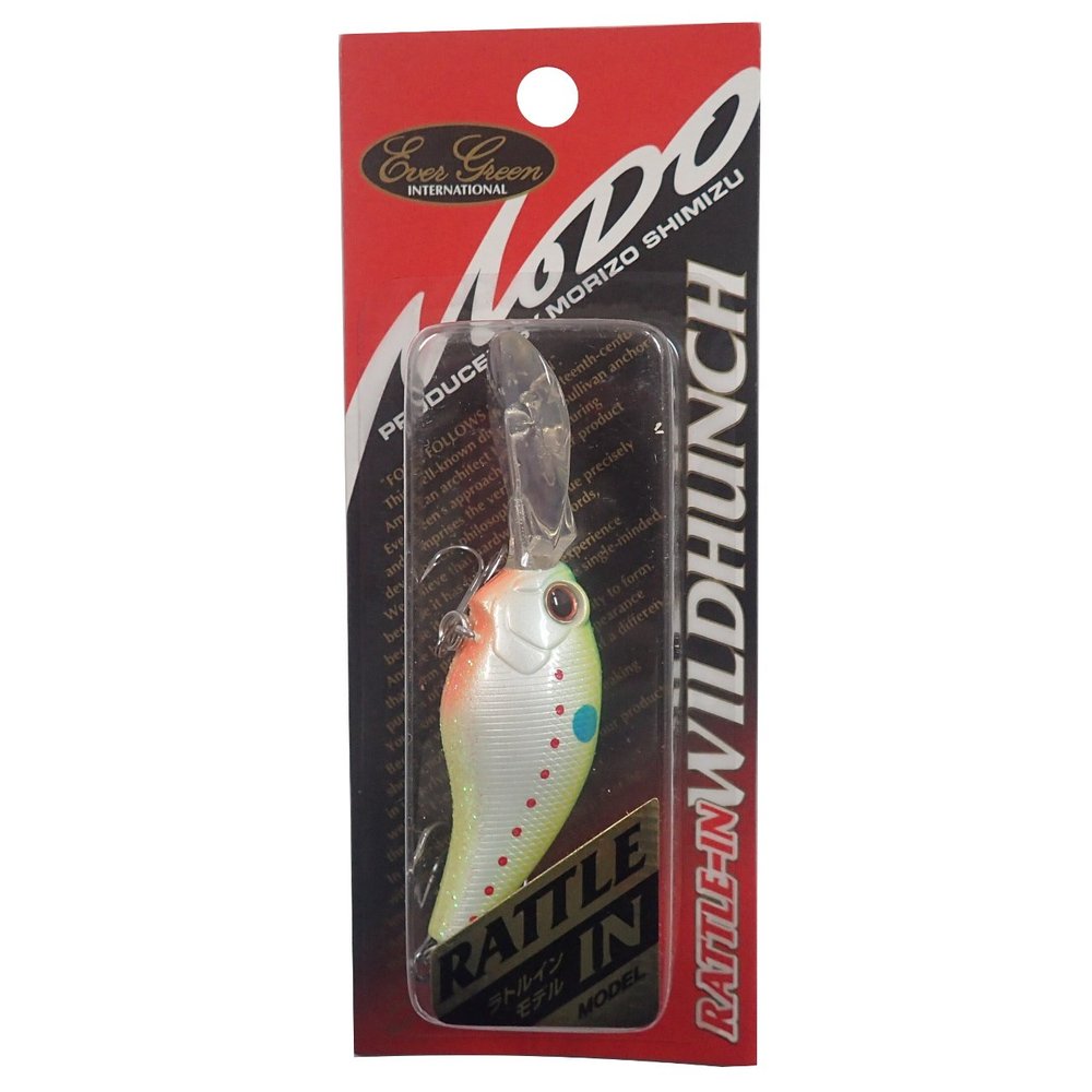 Evergreen #271 Crankbait Mode Rattle in Wild Handhelch, 2.0 inches (5.2 cm), 0.4 oz (10 g), Champion Shad