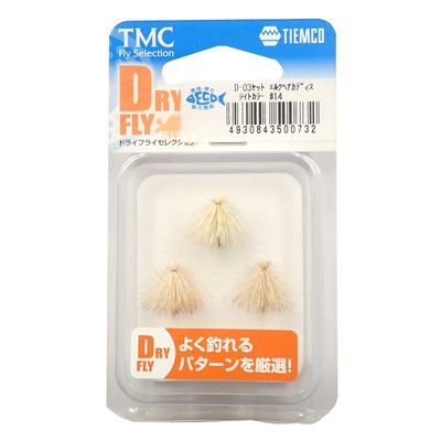 TIEMCO Lure, Dry Set, Elk Hair Cadiz, Dark Color #12