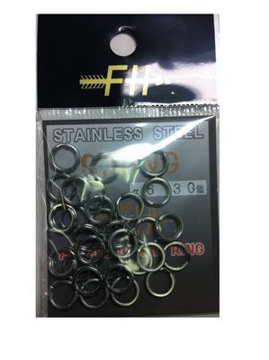 Field Hunter Stainless Steel Split Ring Silver #6
