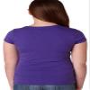 NEXT LEVEL APPAREL Girls Youth Cotton Princess T-Shirt, Dark Black, Medium view 3