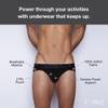 C-IN2 Core Sport Brief, Black, X-Large view 2