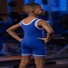 Matman Wrestling Boys Youth Double Knit Nylon Singlet, Royal/White, Youth Small view 4