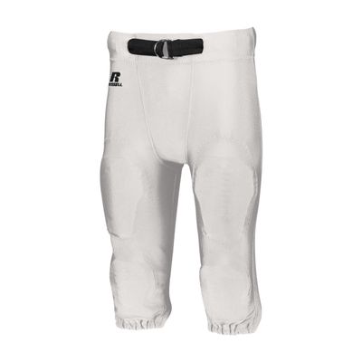Russell Athletic Boys Deluxe Game Football Pant - Premium Performance Football Pants for Young Athletes 9W White