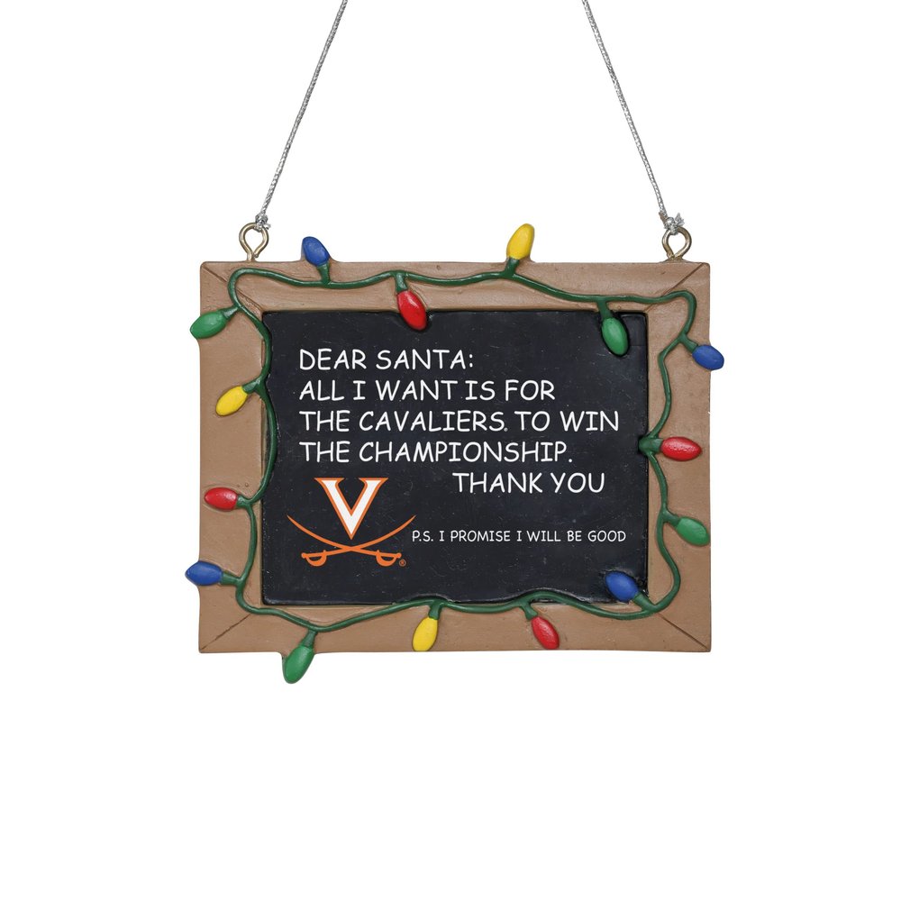 foco NCAA Chalkboard Sign Ornament