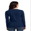 District Women's Long Sleeve V-Neck Concert T-Shirt_New Navy_XXX-Large view 3