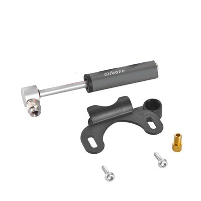 Foglia ZT-702 72181 Super Mini Pump, Compatible with Schrader and Presta Valves, Black,