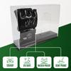 Collectible Supplies Deluxe Double MMA Glove Display Case | Fight Glove Display Case with Sturdy Base & Stand | Crystal Clear Acrylic UV Protection | Ideal for Football or Baseball Batting Gloves view 3