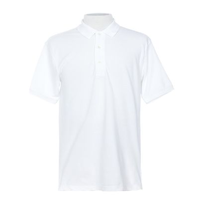 dunbrooke Men's Long Sleeve Superior Polo, White, X-Large