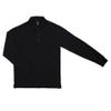 dunbrooke Men's Long Sleeve Superior Polo, Black, Small view 1