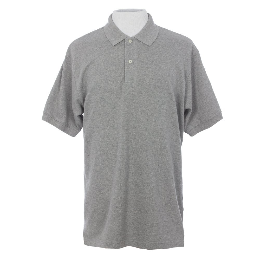 dunbrooke Men's Short Sleeve Superior Polo, Sport Grey, 3X-Large